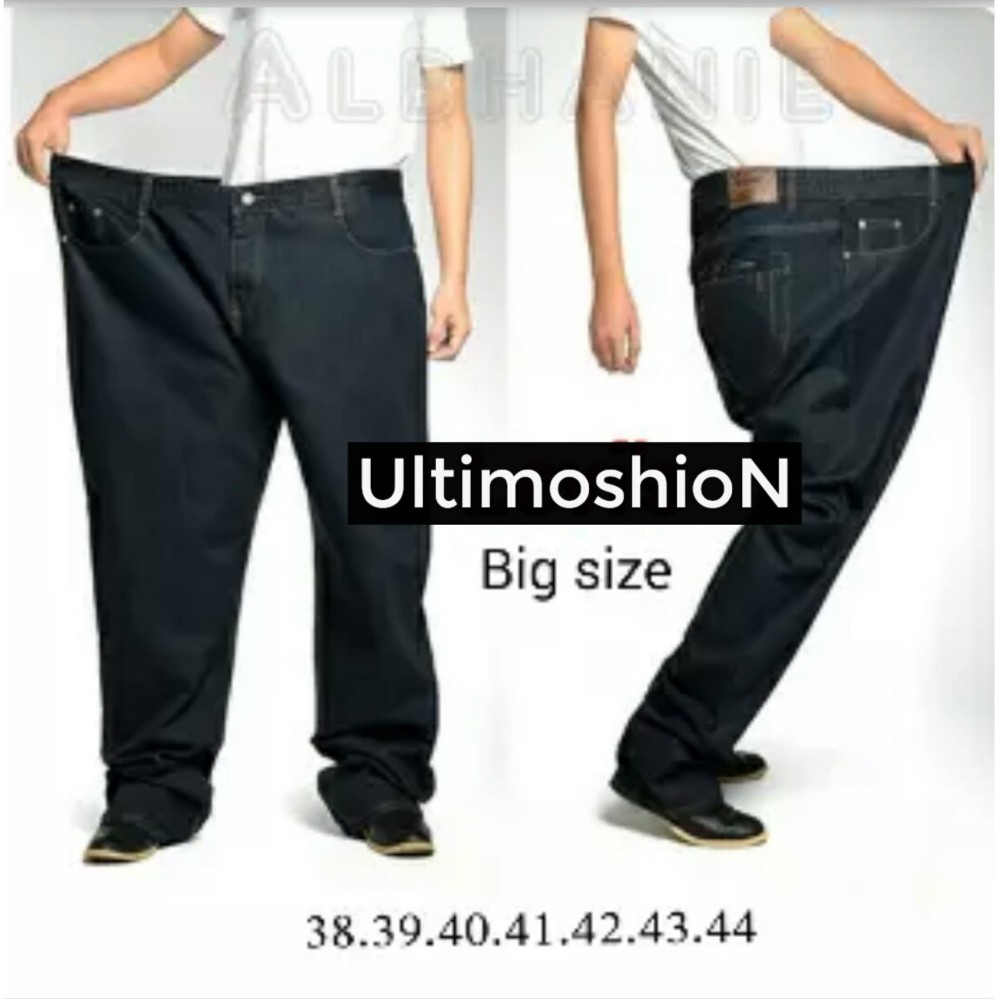 ULTIMOSHION - 38 - 44 JUMBO JEANS / CELANA JEANS BIGSIZE / JUMBO PRIA