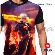 Umakuka Kaos 3D Pria / Wanita Dewasa Full Print - Mobile Legend Alucard Skin3