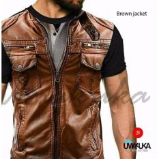 Umakuka Original Kaos 3D Pria / Wanita Dewasa Full Print - Suit BROWN JACKET