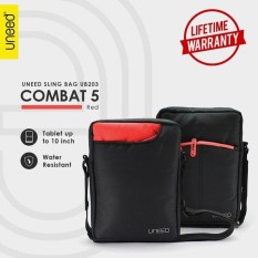Uneed Combat 5 Tas Selempang Pria Universal / Tas Sling Bag for Tablet 10inch - Water Resistant UB203 - Merah