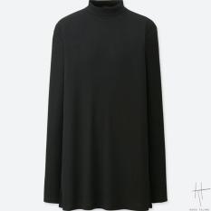 UNIQLO WOMEN TUNIK RIB MOCK NECK LENGAN PANJANG