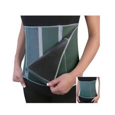 Unique Zipper Design Adjustable Slimming Belt Body Shaping Belt for Men & Women - intl