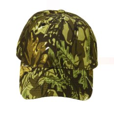 Unisex Kamuflase Liar Hiking Tentara Tutup Camo Taktis Topi Bisbol (Hijau)-Intl