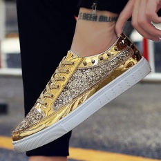 Uniseks Sepatu Sneakers Modis Sepatu Papan Luncur Pasangan Sepatu Olahraga Oleh Kumpulan Orang Tari Shinning Sepatu Rivet Modis Sneakers Pasangan papan Luncur Sepatu Olahraga Luar Ruangan Shinning Dansa Sepatu-Internasional