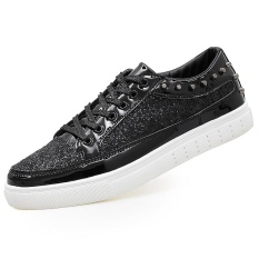 Uniseks Sepatu Sneakers Modis Sepatu Papan Luncur Pasangan Sepatu Olahraga Oleh Kumpulan Orang Tari Shinning Sepatu Rivet Modis Sneakers Pasangan papan Luncur Sepatu Olahraga Luar Ruangan Shinning Dansa Sepatu-Internasional