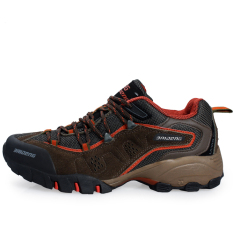 Unisex Kulit Asli Olahraga Sepatu Hiking Sepatu Gunung Climbing Sepatu Trekking Sepatu Pria Wanita Genuine Leather Outdoor Sports Sepatu Couple's Super Tahan Lama Hiking Shoes Cahaya Mountain Pendakian Sepatu Trekking Sepatu Bepergian Sepatu-Intl