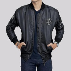 Jaket Bomber Pria Trendy Premium hitam/Navy Blue/Maroon