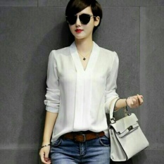 Vanessa blouse Blouse Lengan pendek/ Blouse Polos Cewek / Hem Kemeja Baju Wanita Fashion Bangkok / Blus Korean Style / Blouse Wanita Modern / blus wanita