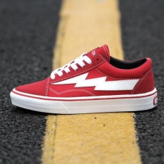 VANS KANYE Revenge X Storm Old Skool shoes for men's and women's os skateboarding sneakers(black)