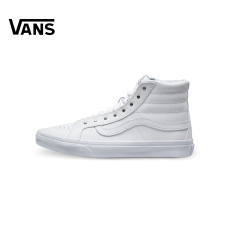 Vans Sk8-Hi/VN00018IJV0/vn00018ijv1 kulit asli sepatu skateboard sepatu (Putih)
