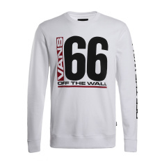 Vans Vn0a33xtblk Baru Pria Sweter Kebugaran Kasual Kaos Sweater (VN0A33XTWHT)