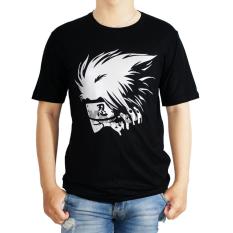 Vanwin - Kaos T-Shirt Distro Premium Anime Kakashi Scare - Hitam