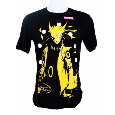 Vanwin - Kaos T-Shirt Distro Premium Anime Naruto Mode - Hitam