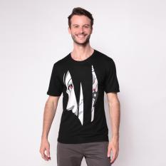 Vanwin - Kaos T-Shirt Distro Premium Anime Naruto Orochimaru Smile - Hitam