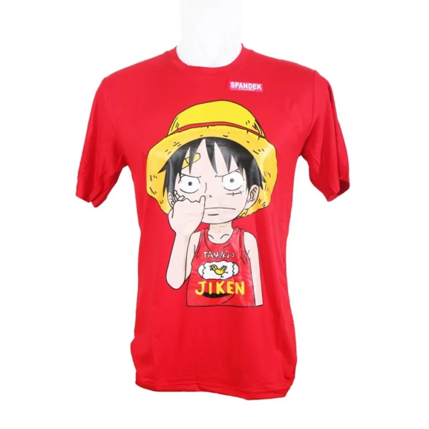 Harga vanwin kaos t shirt distro premium anime one piece luffy jiken | HARGALOKA.