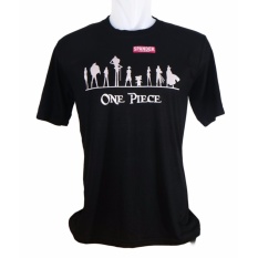 Vanwin - Kaos T-Shirt Distro Premium Anime One Team - Hitam