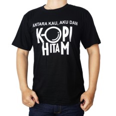 Vanwin - Kaos T-Shirt Distro Premium Kopi Antara - Hitam