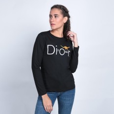 Vanwin - Tumblr Tee Long Sleeve / Kaos Cewek Lengan Panjang / T-Shirt Wanita Dinosaur