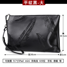 Tas Kasual Jinjing Kulit Kapasitas Besar Pria Gaya Korea