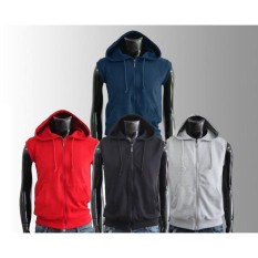 Vest Hoodie / Jaket Rompi Kualitas Ekspor - 6Bded9