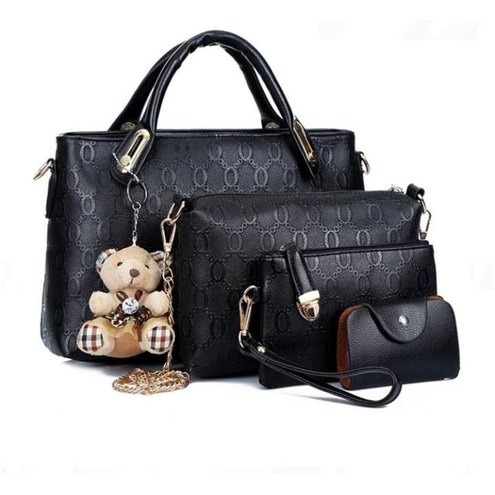 Vicria Tas Branded Wanita - Korean Style High Quality 4in1