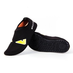Kemenangan Pria dan Wanita Outdoor Gerakan Barefoot Kasual Perawatan Kulit Pantai Berenang Sepatu (Hitam)-Intl