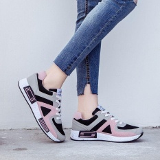 Kemenangan Baru Wanita Bernapas Non-slip Olah Raga Sepatu Running Sepatu Sol Tebal Sepatu Kasual Sneakers -Intl
