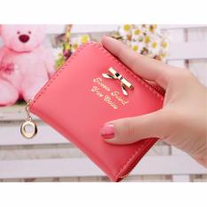 Vienna Linz Dompet Wanita Forever Friend Model Zip Kecil Cute Feminim Koin Design Bahan Kulit Sintetis Wallet - Orange