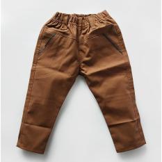 Vigomall Celana anak laki laki size 1-L (usia 9 bln - 10 tahun) warna coklat celana panjang anak