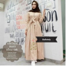 Baju wanita/Blouse/Kemeja Wanita/Jumpsuit/Playsuit Wanita/T-Shirt/Wanita/Dress Wanita/Baju Muslim/Jumpsuit/Sweater & Cardigan Wanita Baju Tidur & Santai Wanita Tunik Wanita Jaket Denim Wanita VINTAGE MAXY MOCCA