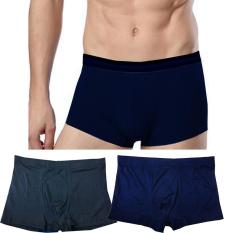 VM - 2 pcs Celana Dalam Pria - Boxer Polos Spandek Stretch size kecil to BIG SIZE JUMBO XXL