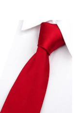 VM Dasi Polos Merah Slim - Merah