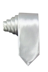VM Dasi Pria Polos Slim 2 inch - Abu-abu