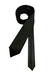Vm - Dasi Slim Size 2 Inch Hitam Polos - Hitam