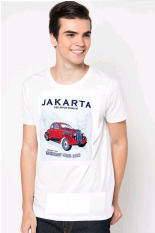 VM Kaos Polos Oblong O Neck Tangan Pendek - Simple T Shirt - ct 06 - Putih