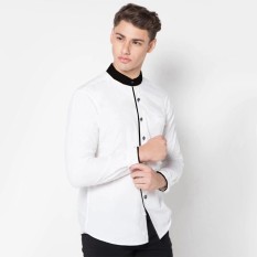 VM Kemeja Krah Shanghai SLimfit Putih Panjang