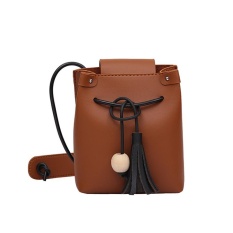 Vogue Jaket Tas Wanita 2017 Musim Gugur Baru Gaya Tide Han Ban Menghidupkan Kembali Kebiasaan Lama Sedikit Square untuk Membungkus 100 untuk Mengambil Daftar Miring Di Pack (Brown) -Intl