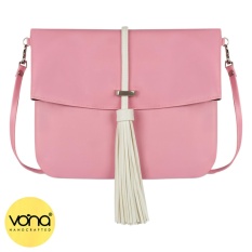 VONA Ferris (Pink) - Best Seller New Handbag Tas Clutch Selempang Rumbai Crossbody Shoulder Casual Bag Small Slempang Wanita Korean Style Trendy Tote