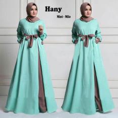 VP HANY SYARI MINT MILO BAJU MUSLIM WANITA DEWASA MURAH MODIS BARU CEWEK KEKINIAN GROSIR TANAH ABANG