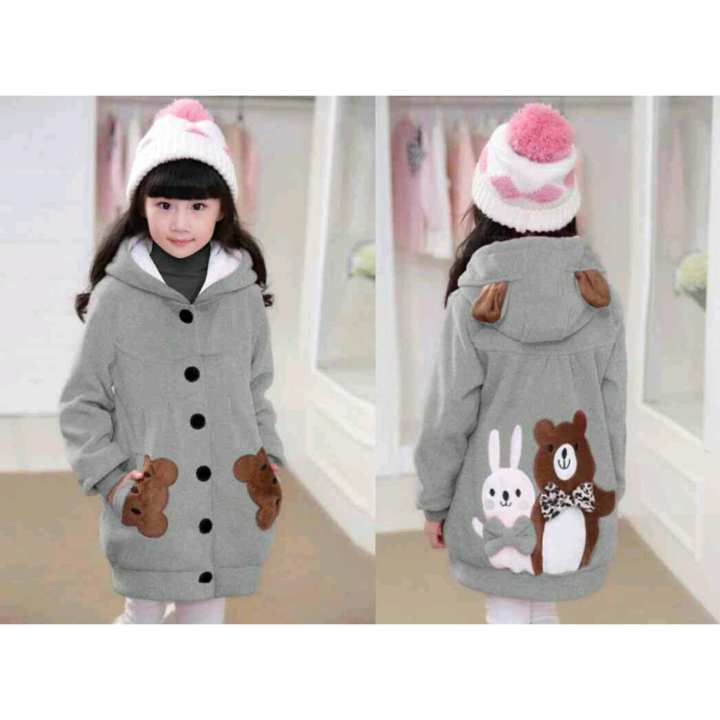 Vrichel Collection Jaket Anak Perempuan Bear & Bunny .