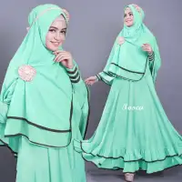 Vrichel Collection - Syari 2in1 Bella (Mint)