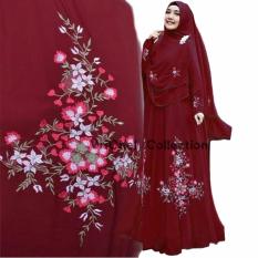 Vrichel Collection Syari Wanita Bordir Bunga Yana (Hitam)IDR138900. Rp 138.900