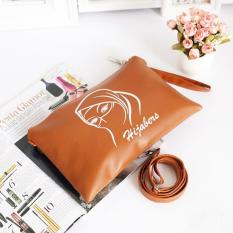 W-Oops! Clutch Bag / Sling Bag / Clutch Batam Hijabers - Mocca