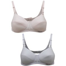 Wacoal IB 1013 3/4 Cup Bra Bundle - 2 Buah - Pink-Putih