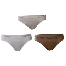 Wacoal IP 3158 Mini Panty Bundle - 3 Buah - Cokelat-Krem-Pink