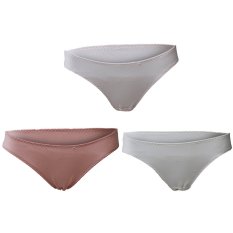 Wacoal IP 3158 Mini Panty Bundle - 3 Buah - Ivory-Orange-Pink