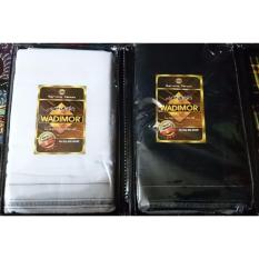 Wadimor Sarung Polos Hitam dan Polos Putih
