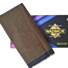 Wadimor Sarung Tenun Hujan Gerimis - Coklat