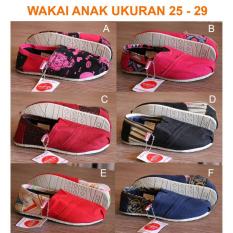 WAKAI ANAK SEPATU SLIP ON ANAK COWOK DAN CEWEK