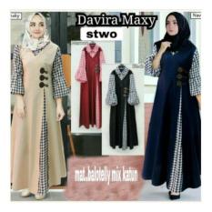 Wanita hijab/baju gamis remaja/baju lebaran 2018/pakaian muslim - Da